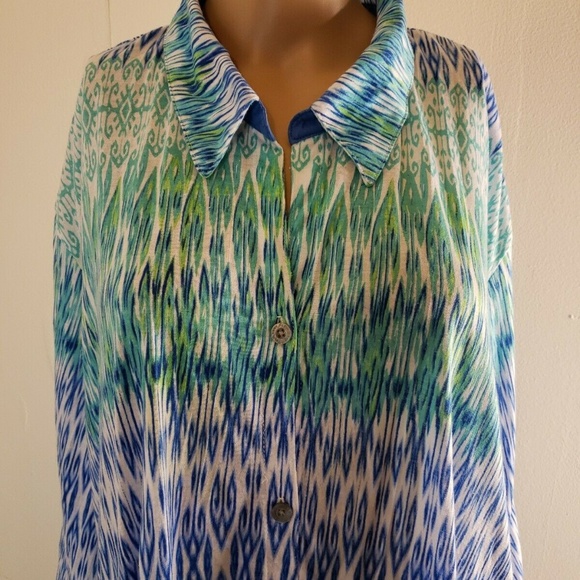 Anne Klein Tops - Anne Klein Women's Button Front Women's Blouse Siz